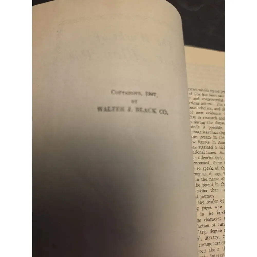 P. F. Collier & Son Co. 1927 The Complete Works Of Edgar Allan Poe